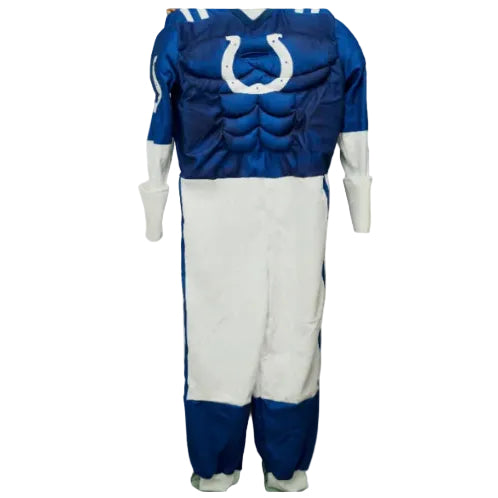 Indianapolis Colts Muscle Football One-Piece Costume-Blue/White