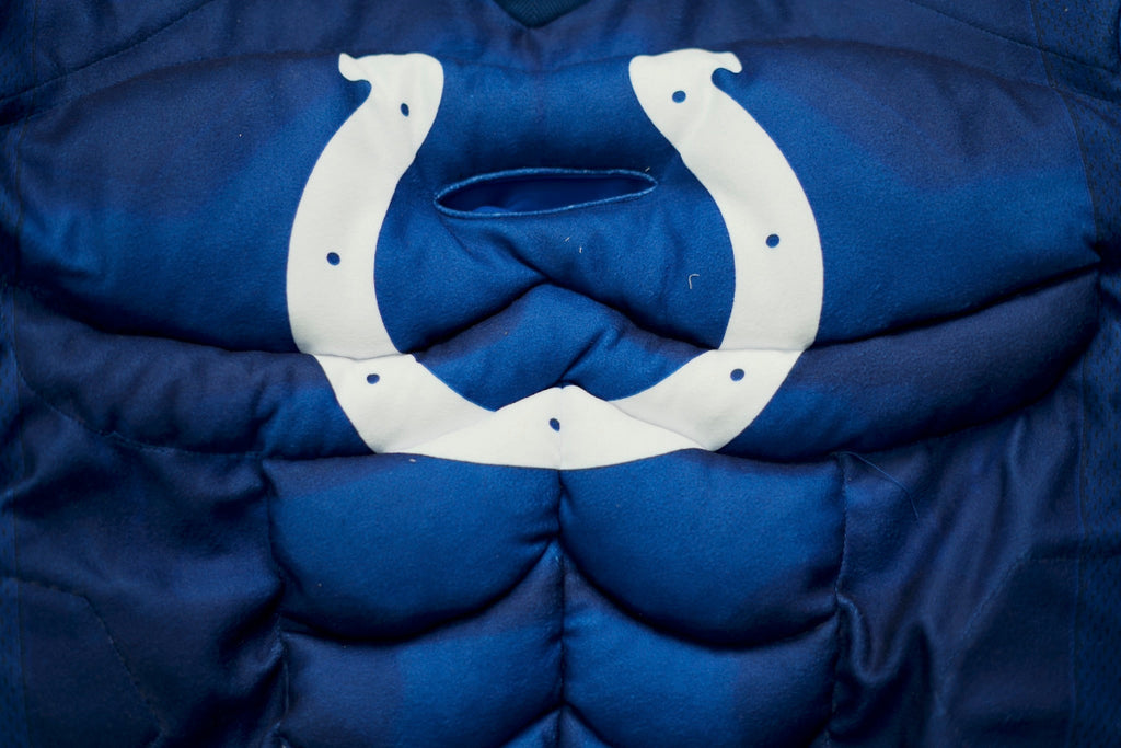 Indianapolis Colts Muscle Football One-Piece Costume-Blue/White