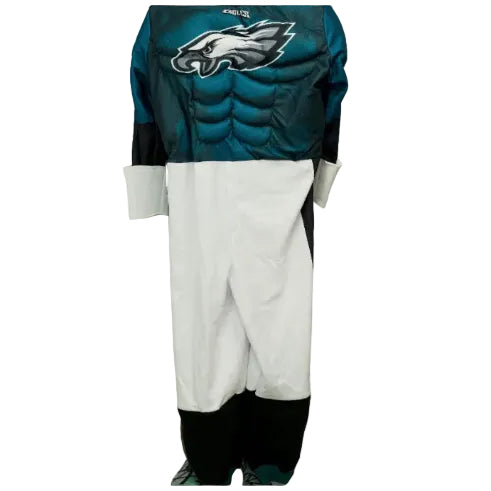 Philadelphia Eagles Muscle Football One Piece Costume-Green/White
