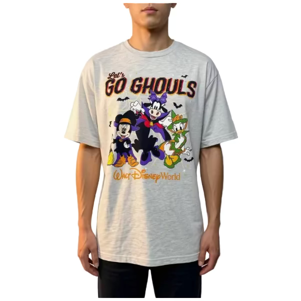 “Let’s Go Ghouls” Halloween Gray T-Shirt