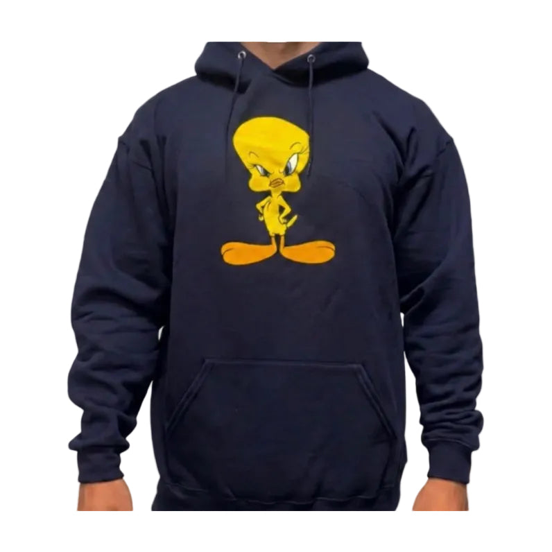Tweety Bird Graphic Pullover-NavyBlue