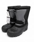 Mens Black & Gray Insulated Waterproof Boots