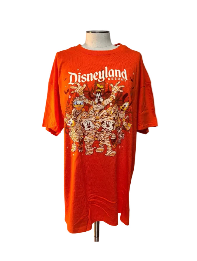 Halloween Mummy Characters Orange T-Shirt