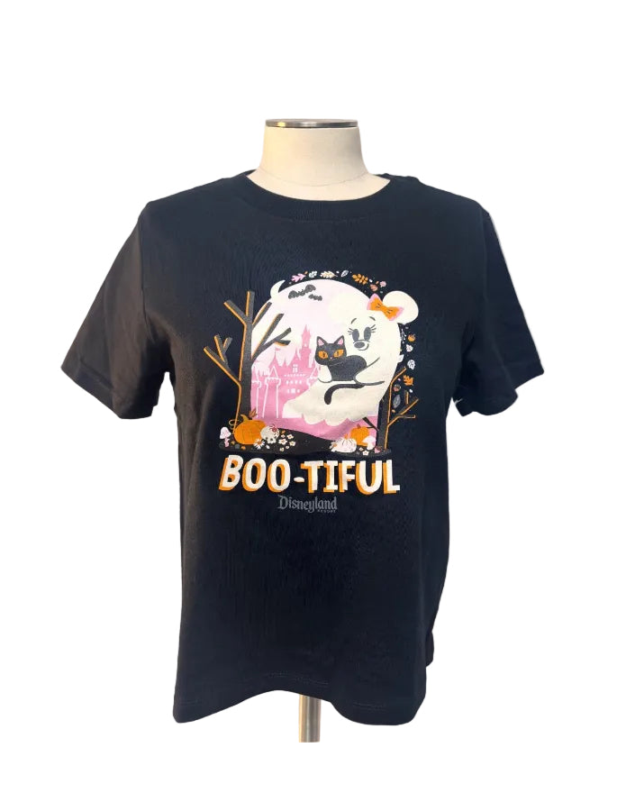 Minnie Mouse “Boo-Tiful” Halloween Black T-Shirt