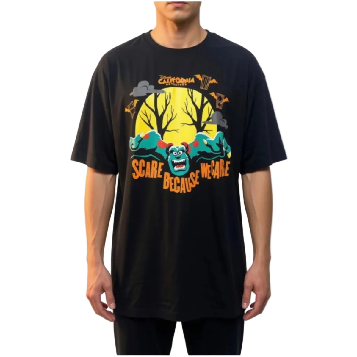 Halloween Sulley “Scare Because We Care” Black T-Shirt