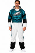 Philadelphia Eagles Muscle Football One Piece Costume-Green/White