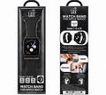 Black Silicone Sport Apple Watch Band – 42mm, 44mm & 45mm
