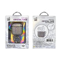 Crystal AirPods Case – Iridescent Rhinestone with Key Ring